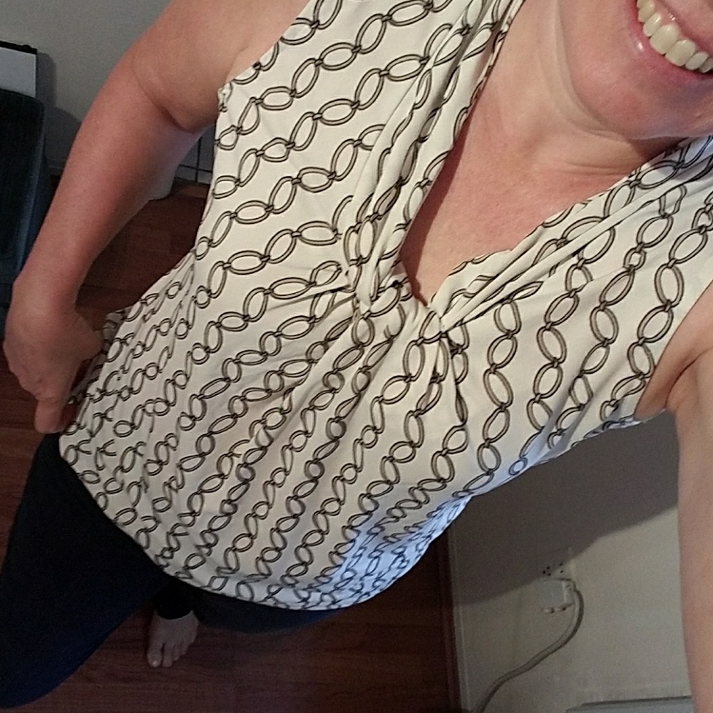 Banana Republic sleeveless blouse
